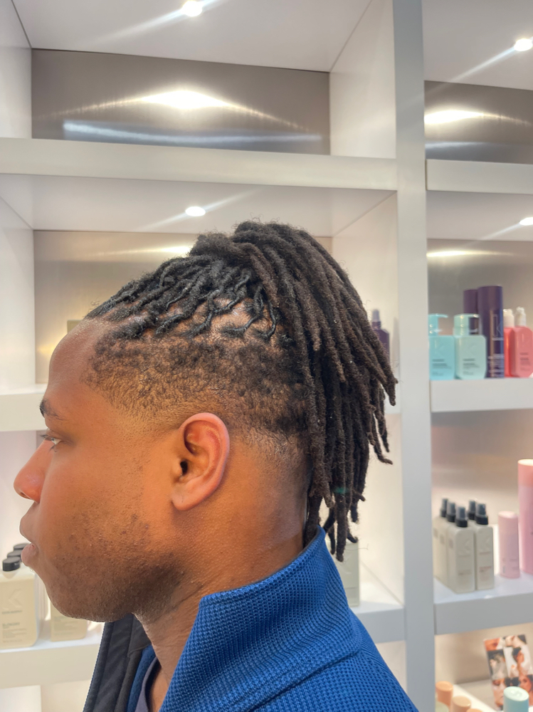 Half Head Loc Retwist