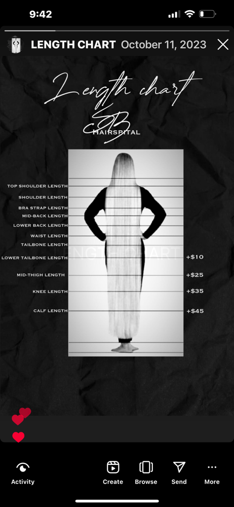 Below Butt Length Add On
