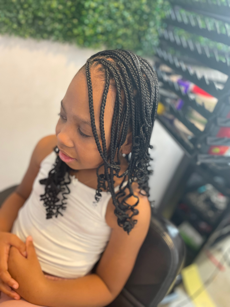 Small Kids Knotless Braids at IAmHair Beauty Studio in Buffalo, NY