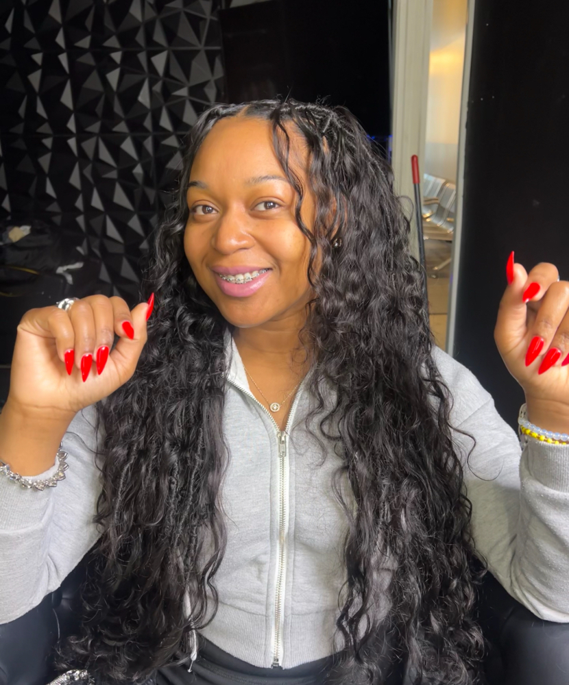 Medium Goddess Locs at RahStylezz in Atlanta, GA