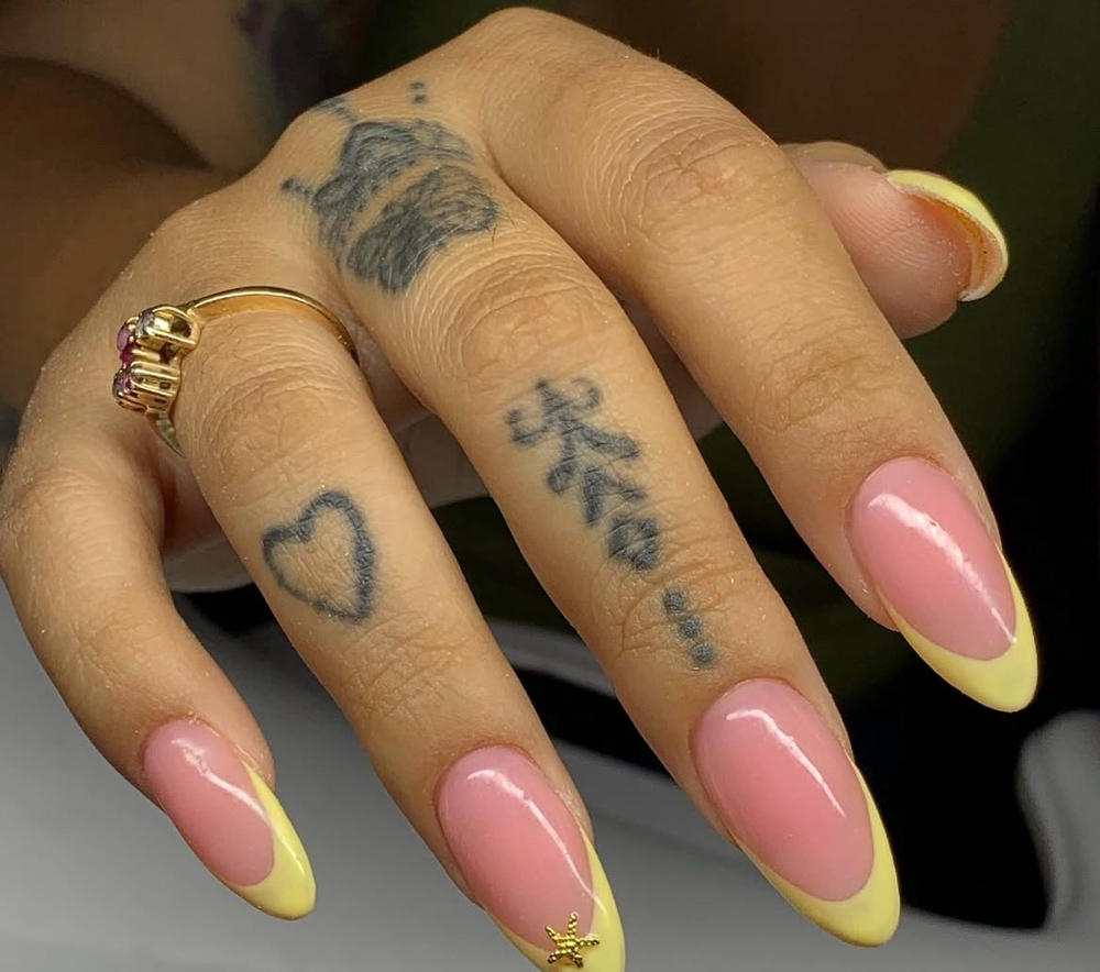 Acrylic With Gel French Tips at Jr Beauty Studio in Lehigh Acres, FL