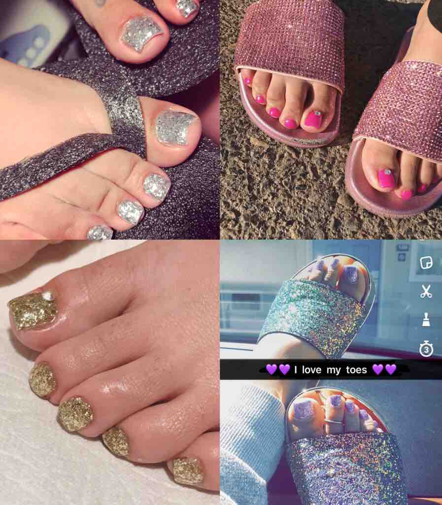 Pedicure  & Acrylic Toes