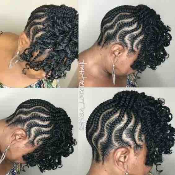 Cornrows & Twists UPDOS