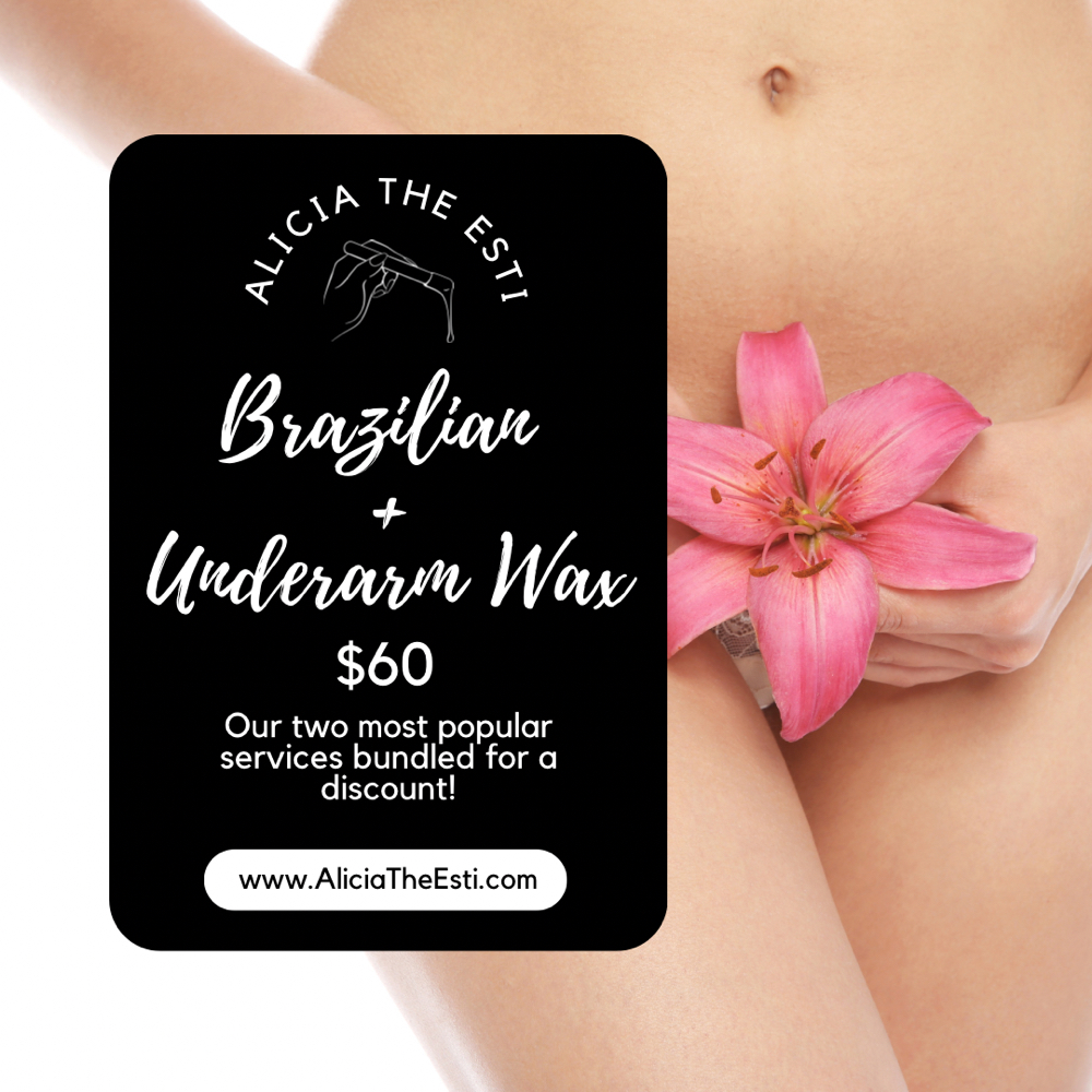 Brazilian + Underarm Wax at Alicia The Esti in Palm Springs, CA