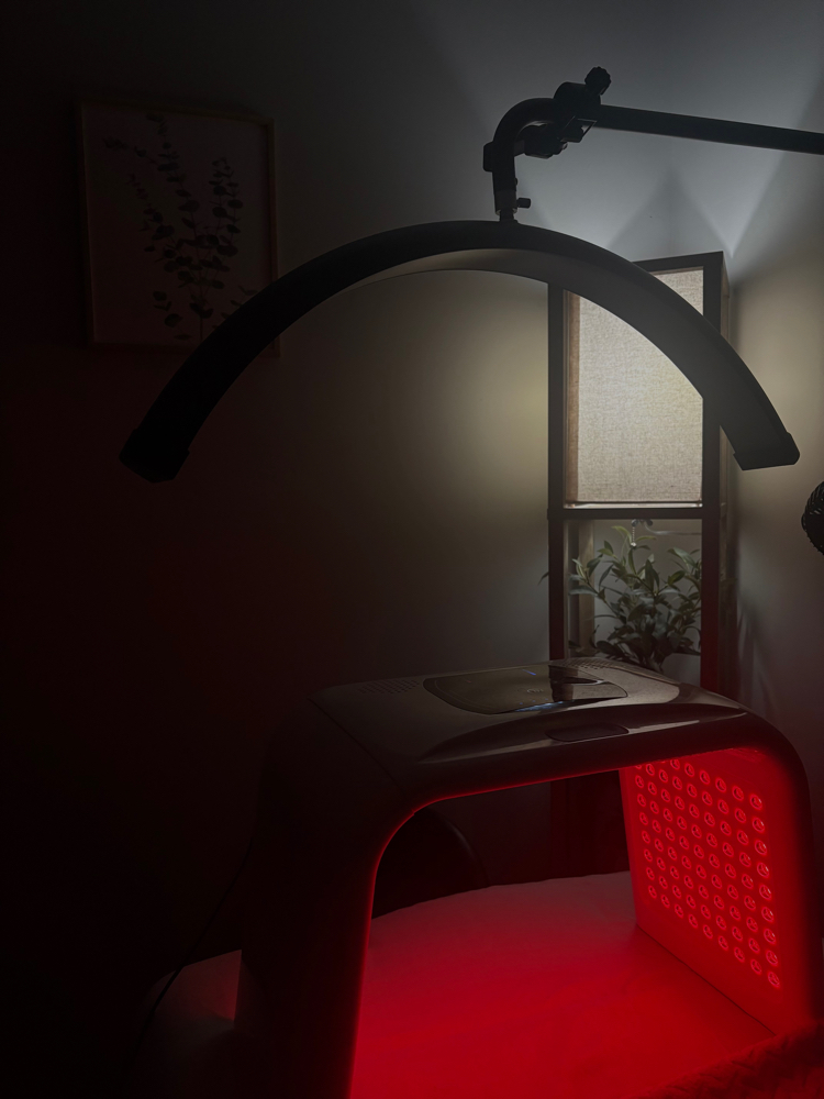 LED light therapy at Bare Beauty Esthetics by Kyleigh in waverly, OH