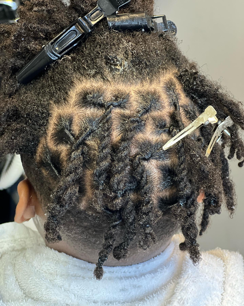 Partial Loc retwist/Two Strand