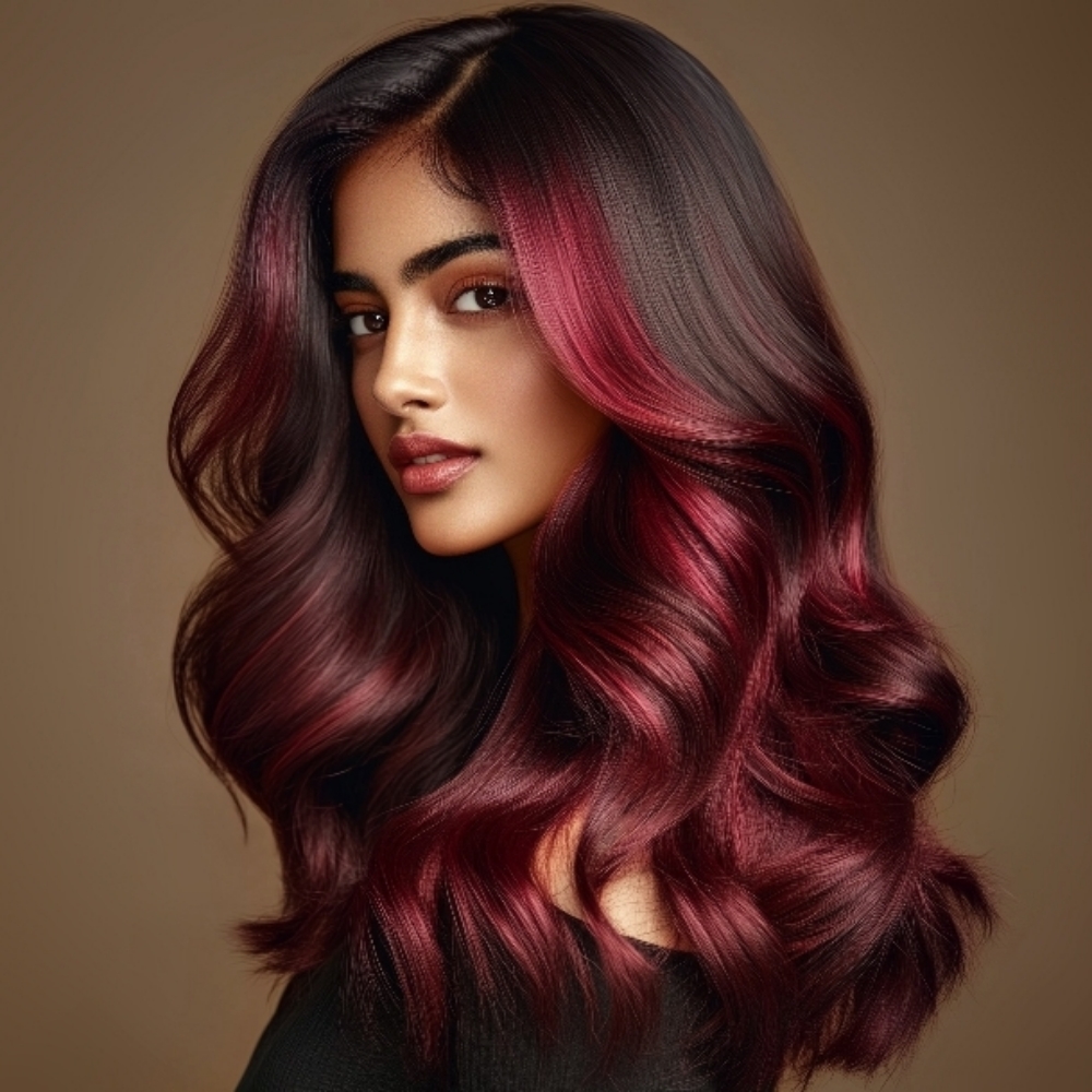 2 Color Long Hair Charge (Mid Back)