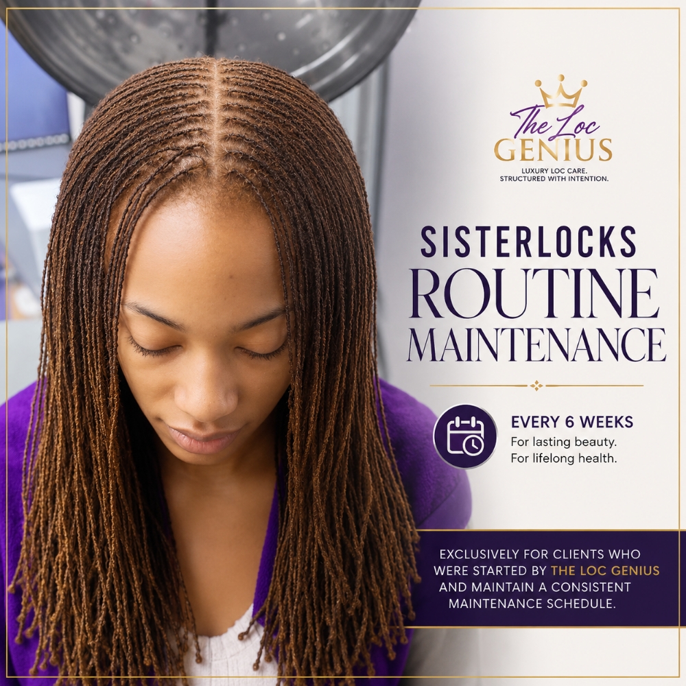 SISTERLOCKS Routine Maintenance at The Loc Genius in Millington, MD