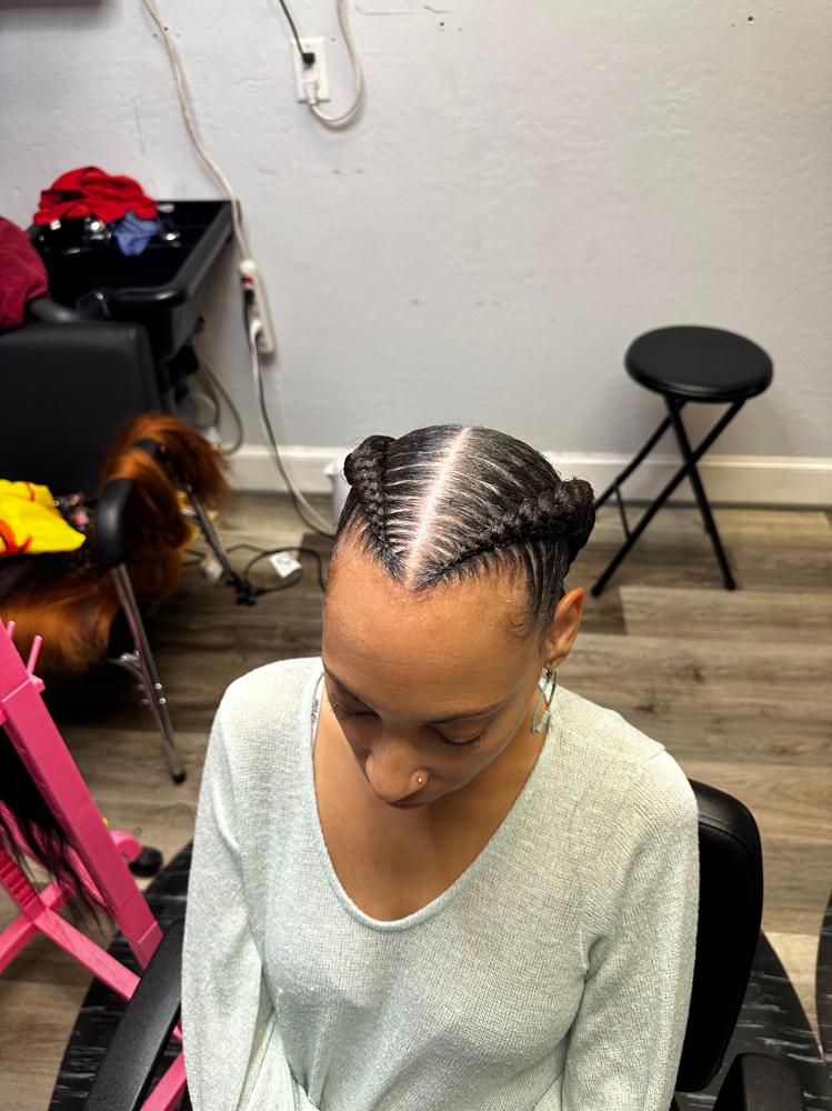 Two Cornrow For Women