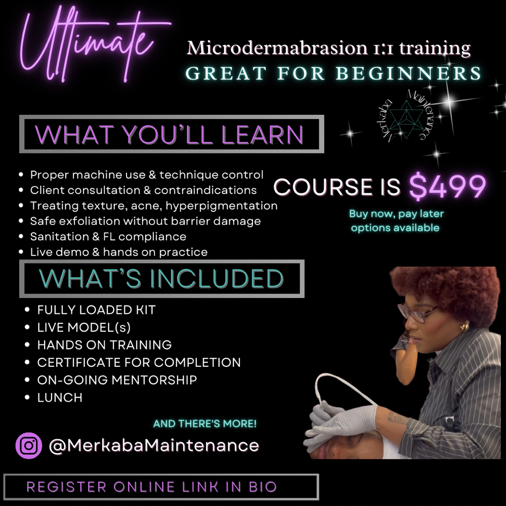 Microdermabrasion 1:1 at Merkaba Maintenance in Orange Park, FL