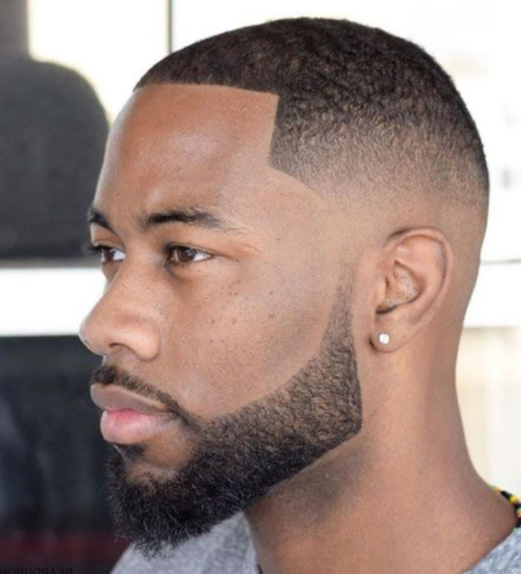 Mens' Haircut And Beard Design