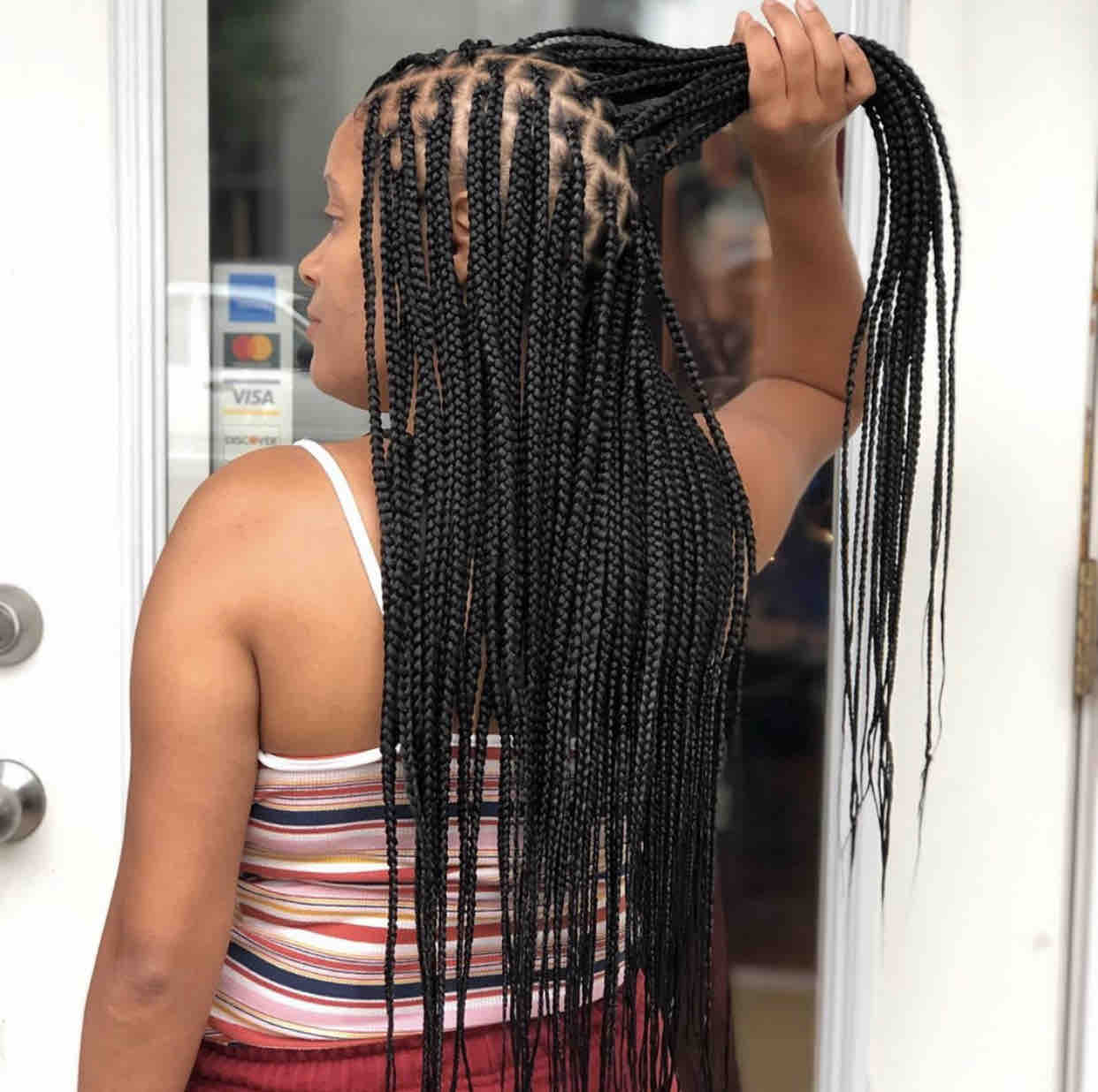 Small Knotless Braids