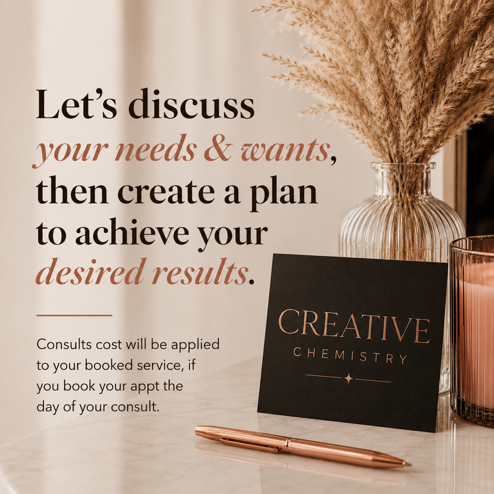 Consult Only at Creative Chemistry Salon in Katy, TX