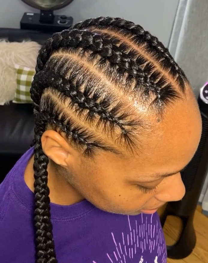 6 Feedin Braids