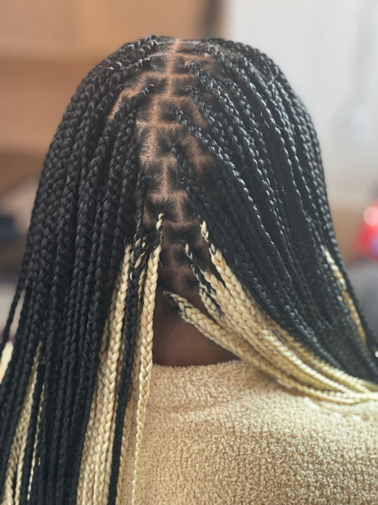 Small Knotless Box Braids
