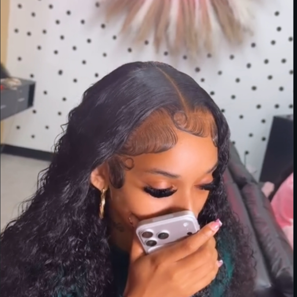 Wig Instal at Touchedbynanii_ in Fontana, CA