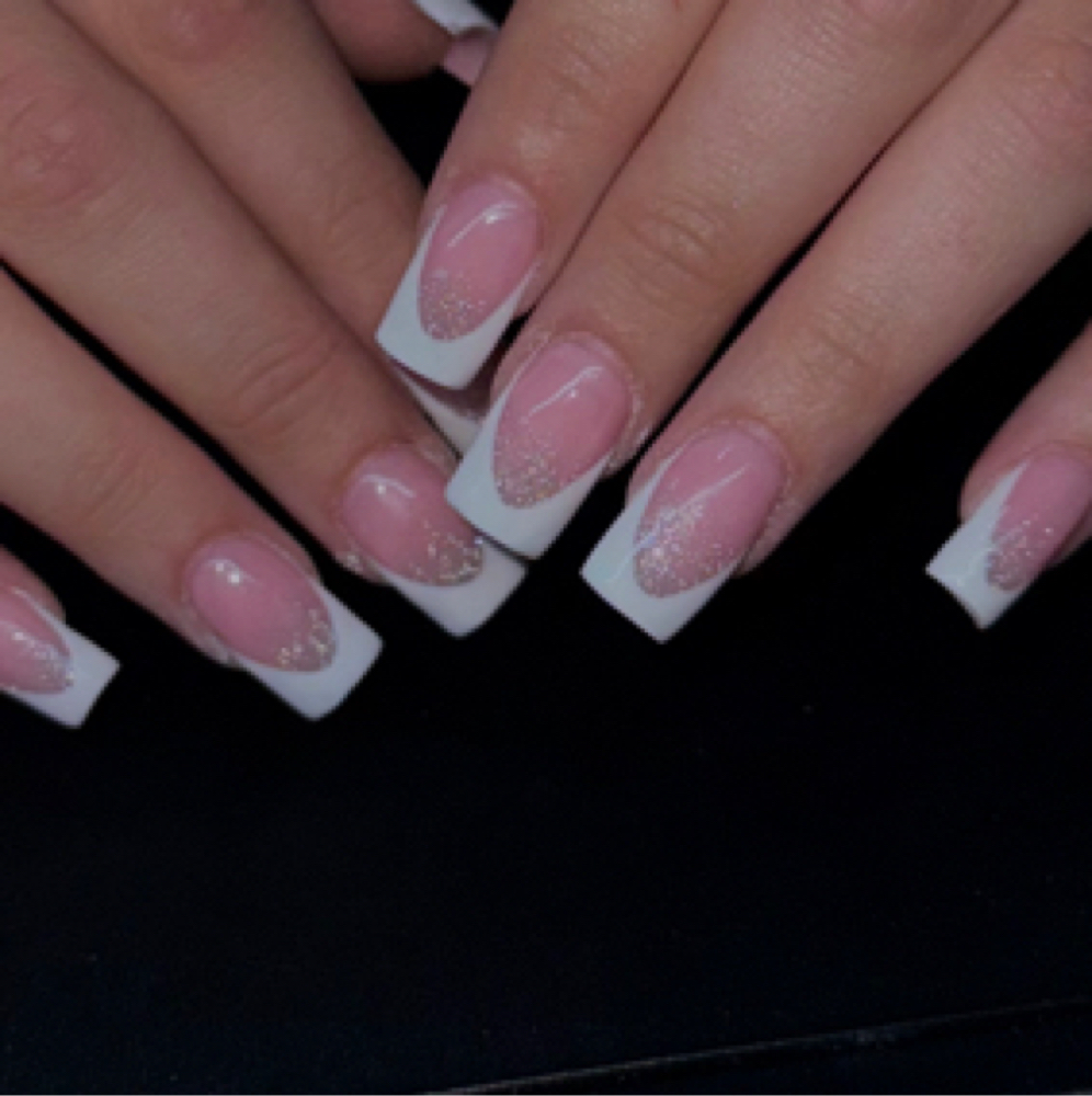 acrylic nails (square) at GLAM 304 SALON in Kistler, WV