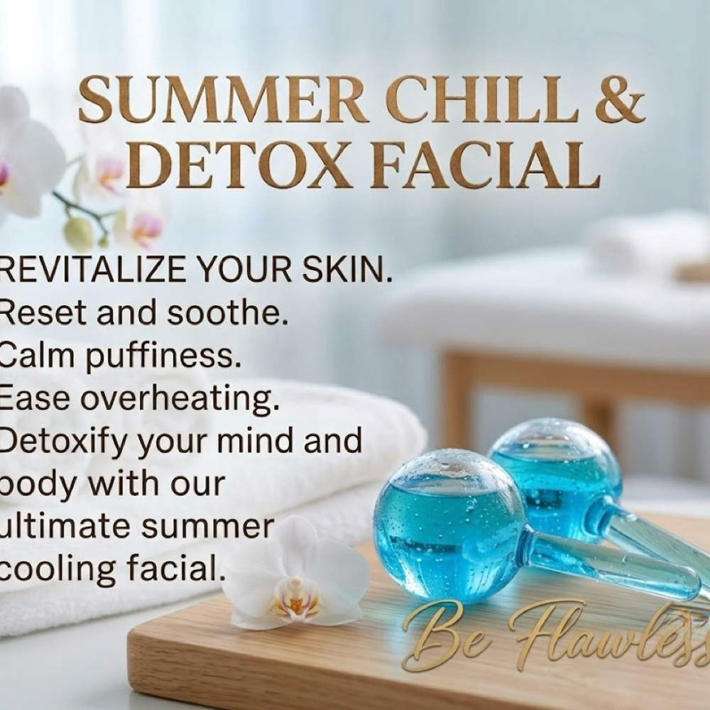Summer Chill & Detox Facial at Be Flawless Esthetics & Nails in Erie, PA