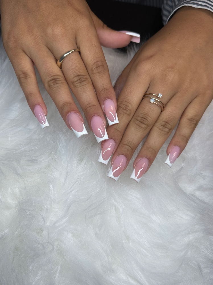 French Fullset Acrylic (no Designs)