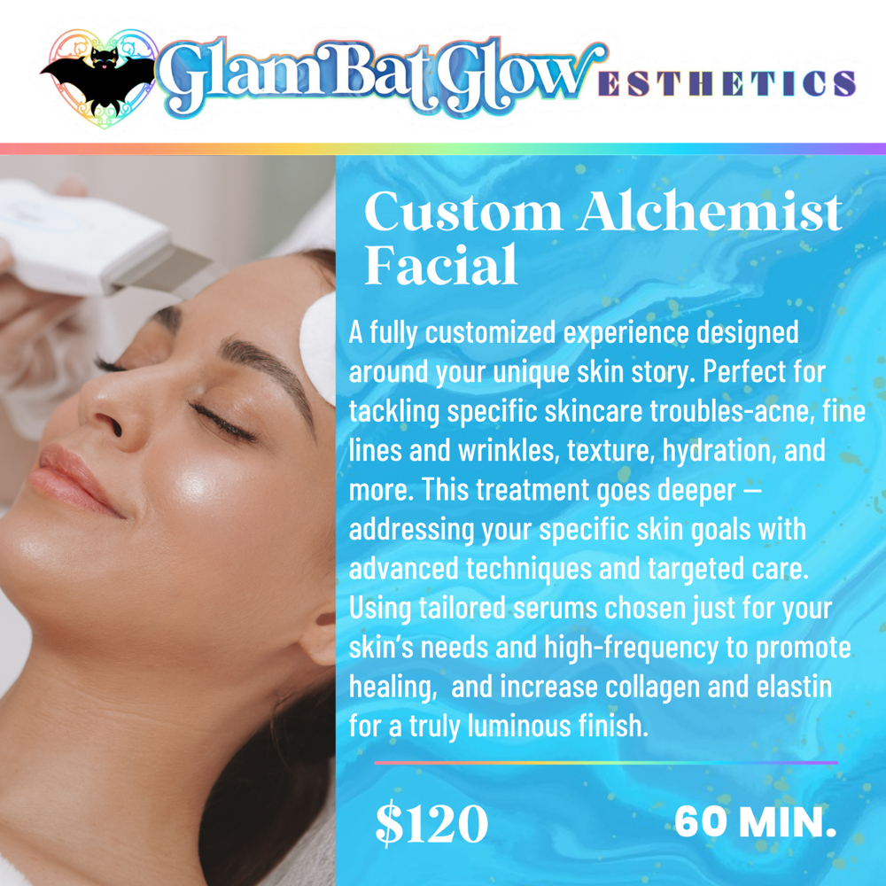 Custom Alchemist Facial at Glambat Glow at Tranquility Massage in Plainfield, IL