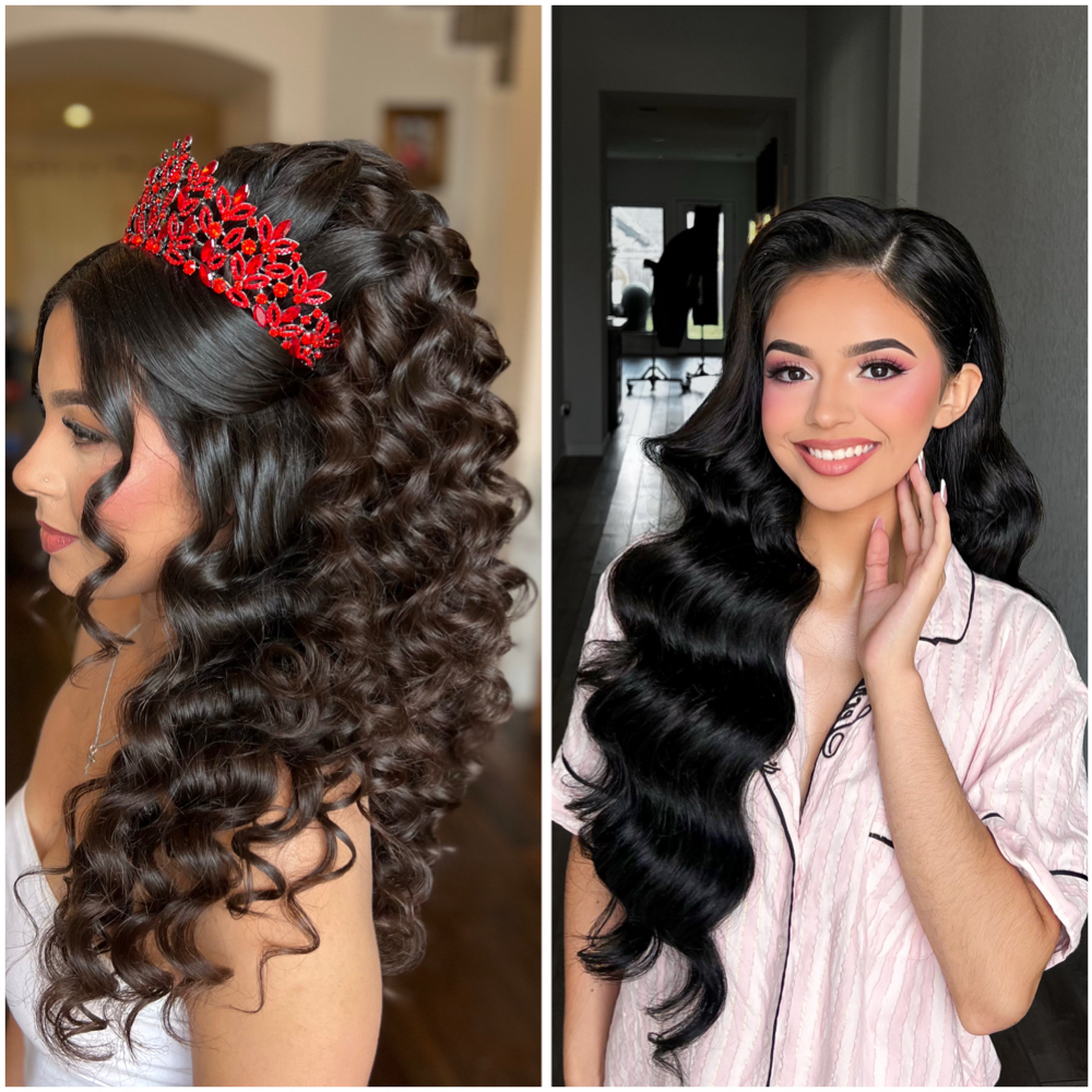Big Hair With Extensions at Natalie Sanchez in San Antonio, TX