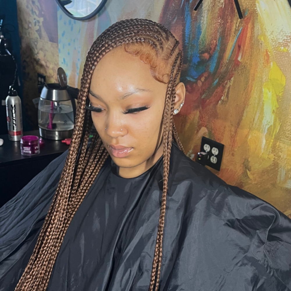 Small Lemonade Braids at CHATTANOOGA BEAUTY LOUNGE in Chattanooga, TN