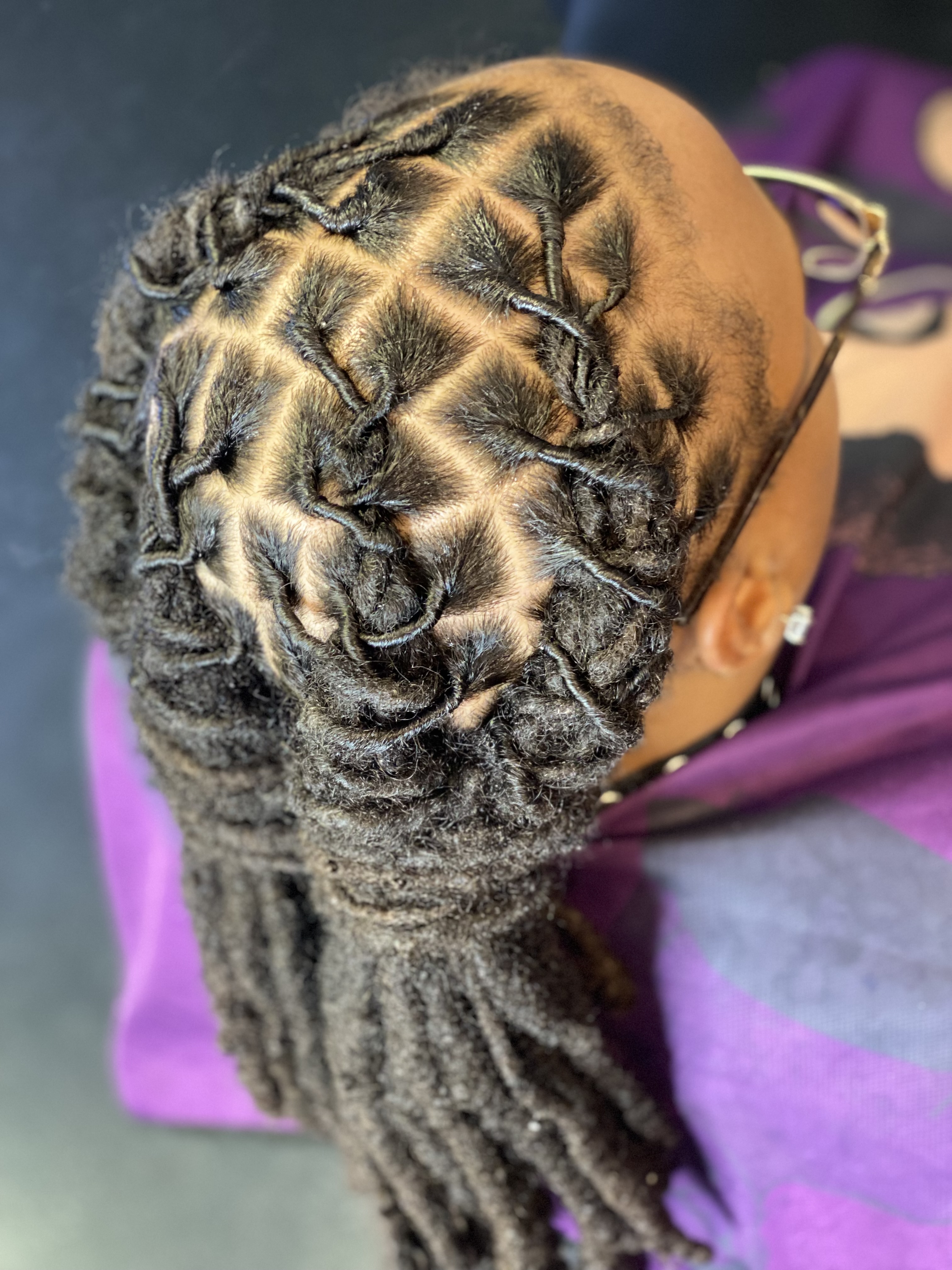 HALF HEAD LOC COMBINING at HAIR BY DEE in Arlington, TX