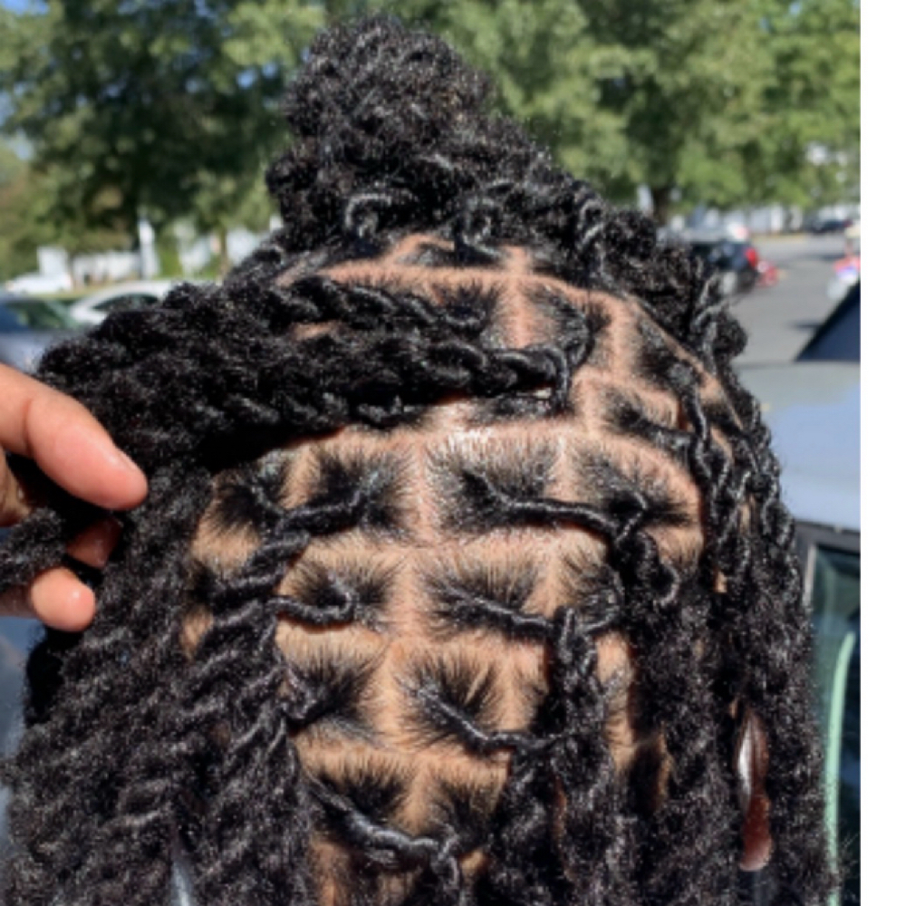 Instant locs at Nubian Creations LLC in Charlotte, NC