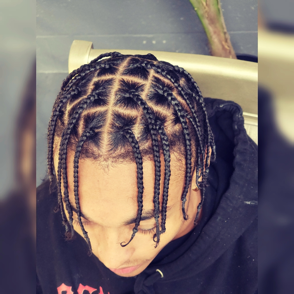 Half Head (Natural) M Box Braids