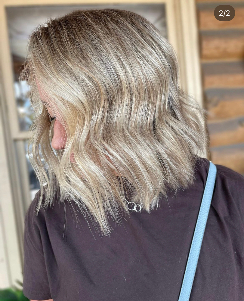 womens haircut - FINE/SHORT HAIR