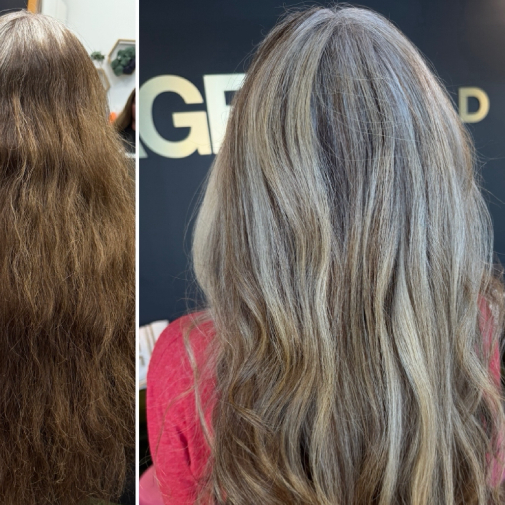Grey Transformation 8+hours at Kat’s Color Studio in Summerville, SC