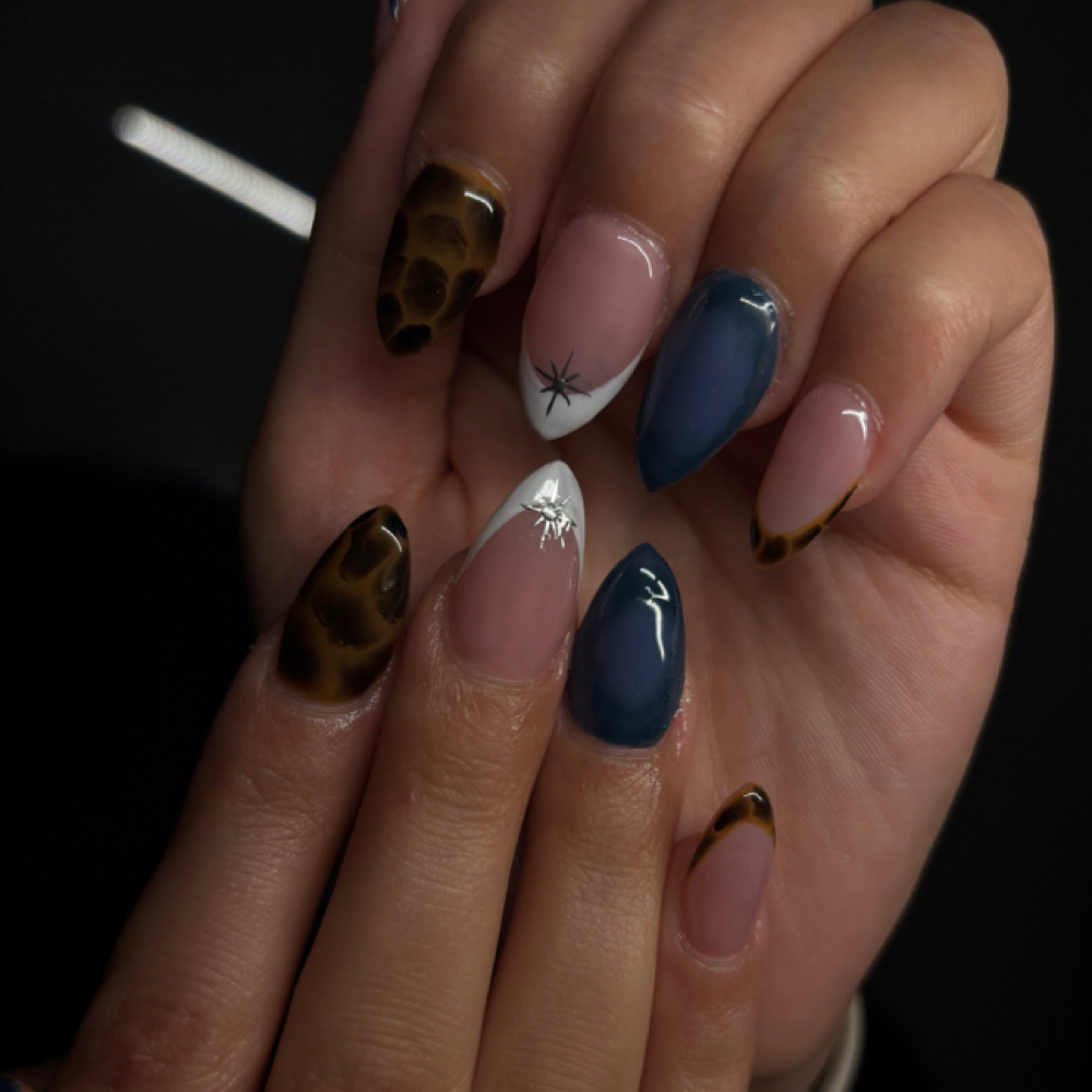 Acrylic full set with gel polish at Solura Beauty & Wellness in Deland, FL