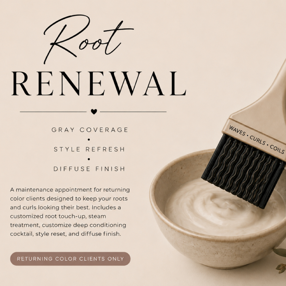 Root Renewal at Waves, Curls & Coils in East Providence, RI