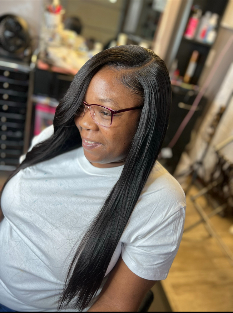 Quick Weave w/leave out at The Chic Experience LLC in Birmingham, AL