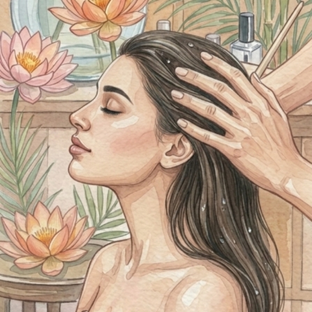 Relaxing Indian Head Massage at Luminous Beauty Spa in Arlington, TX