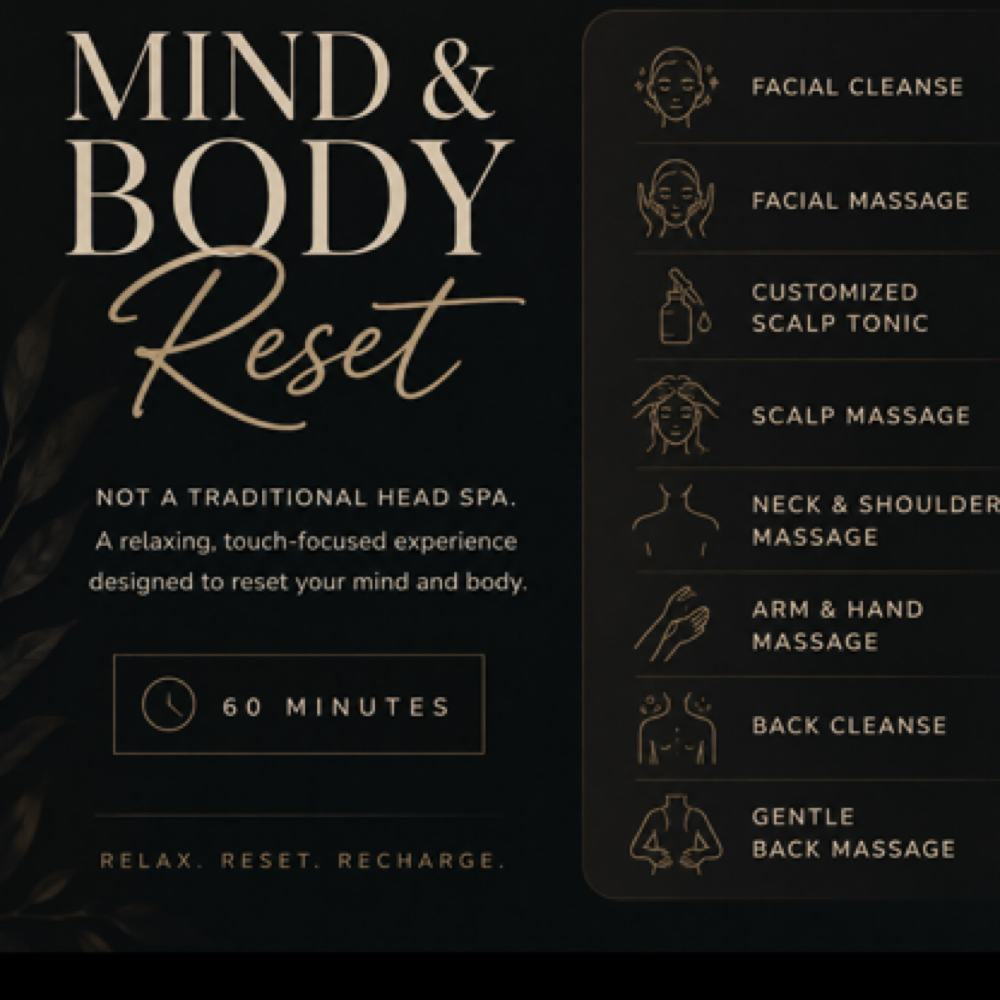 Mind + Body Reset at NKD SKN Headspa + Esthetics in Lees Summit, MO