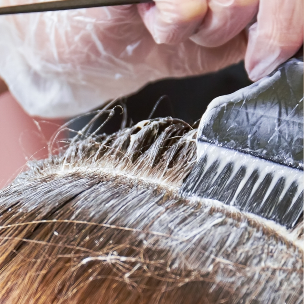 Root Color Touch-up at Francis Flores in Ventura, CA