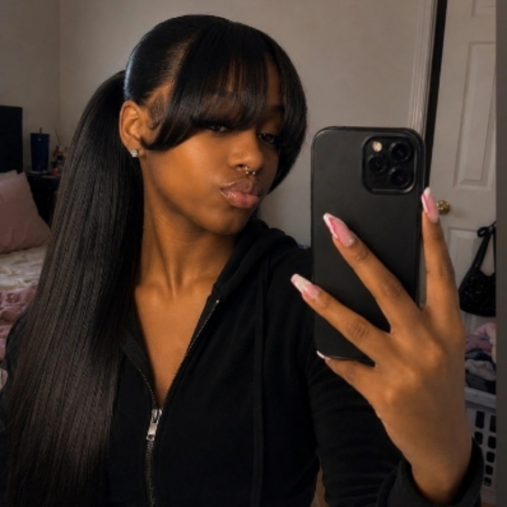Ponytail wth Bang at Nina Naomi Hair Artistry in Las Vegas, NV