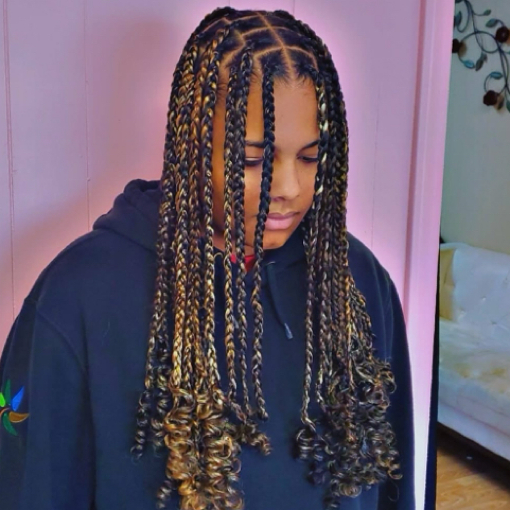 Knotless Braids at Touched By Grace in Elizabethtown, KY