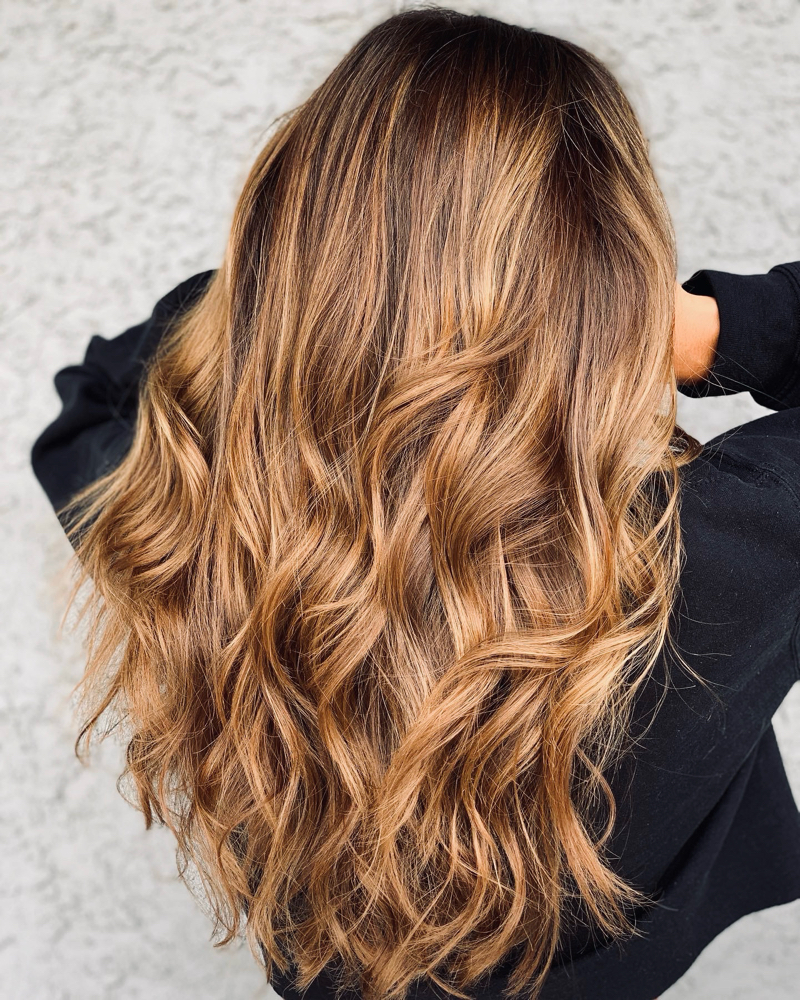 Long Hair Blow Dry Styling