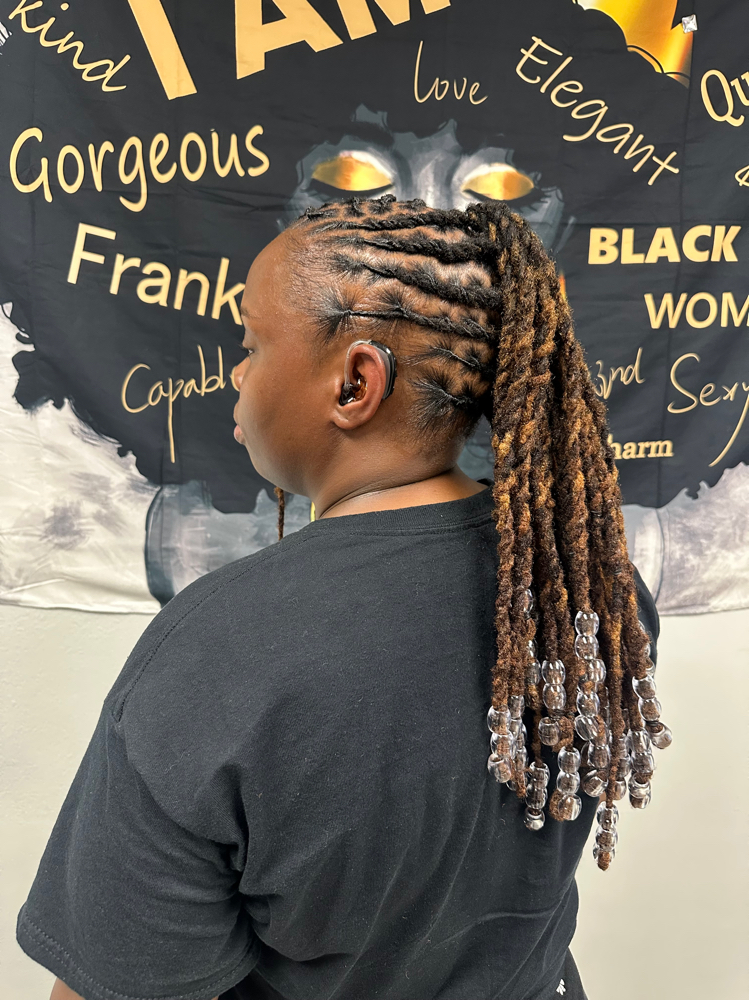 Microlock/Interlock Styling at Smooches’ Locs N Things in Charlotte, NC