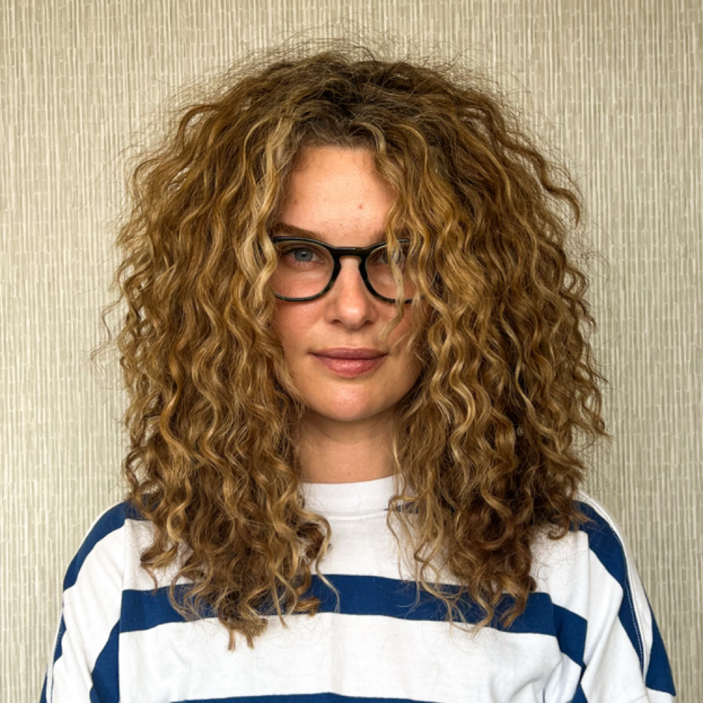 New Client Curly Cut With Wash at Curls By Molly in Glen Ellyn, IL