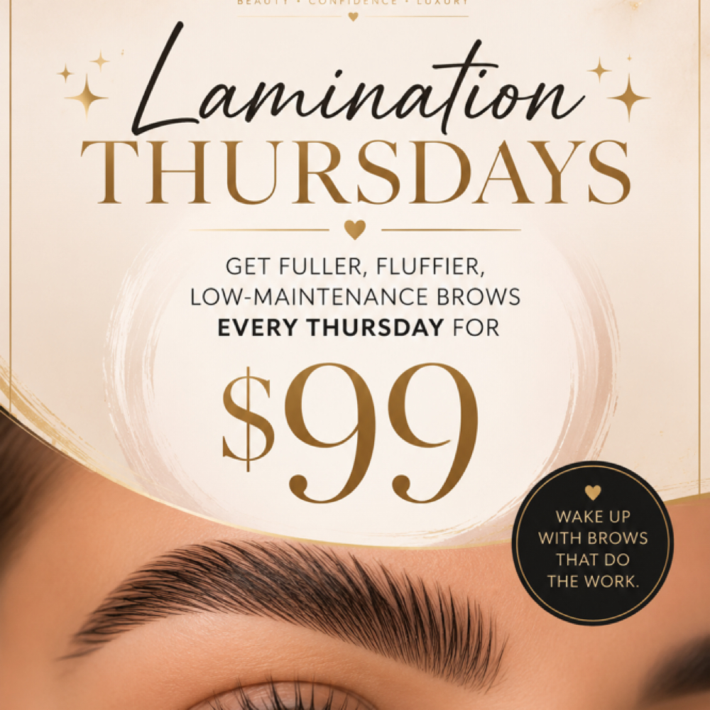 $99 Brow Lamination Thursdays at POLISHED LIFESTYLES in East Point, GA