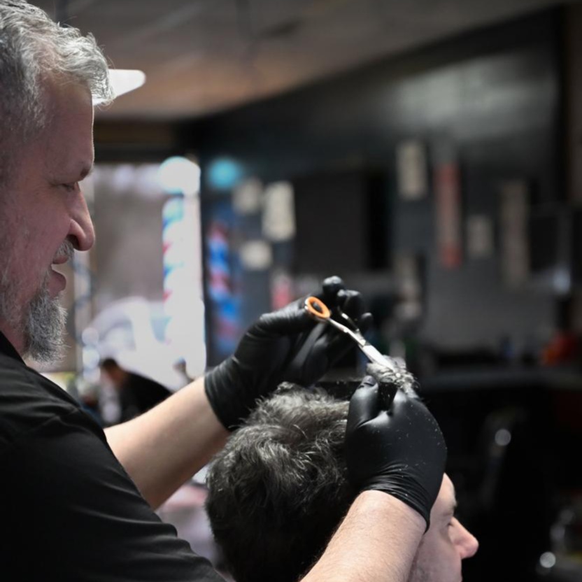 Haircut at Dave's Place Barbershop