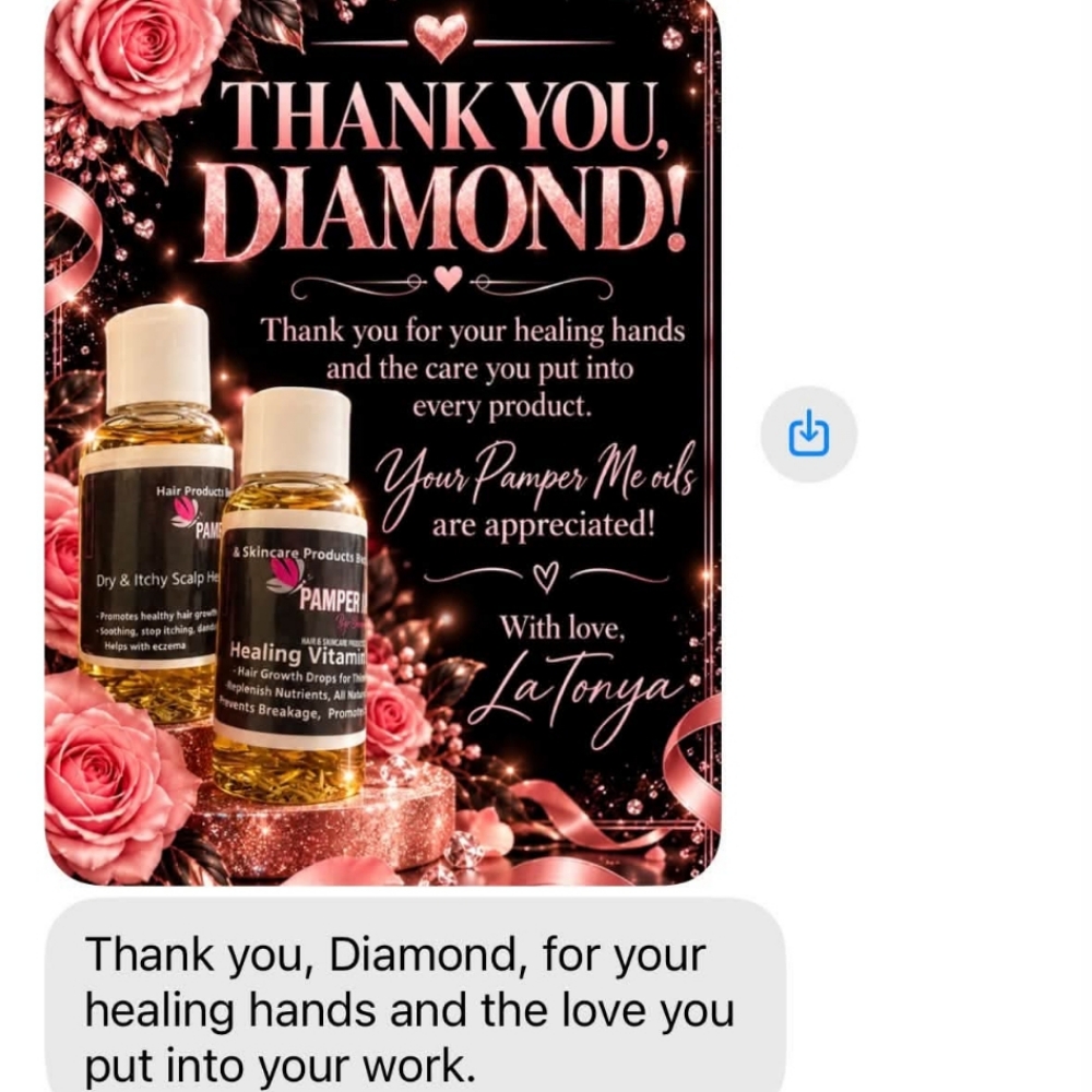 Healing Growth Signature Oil at Pamper Me Salon & Spa Ste in Riverdale, GA
