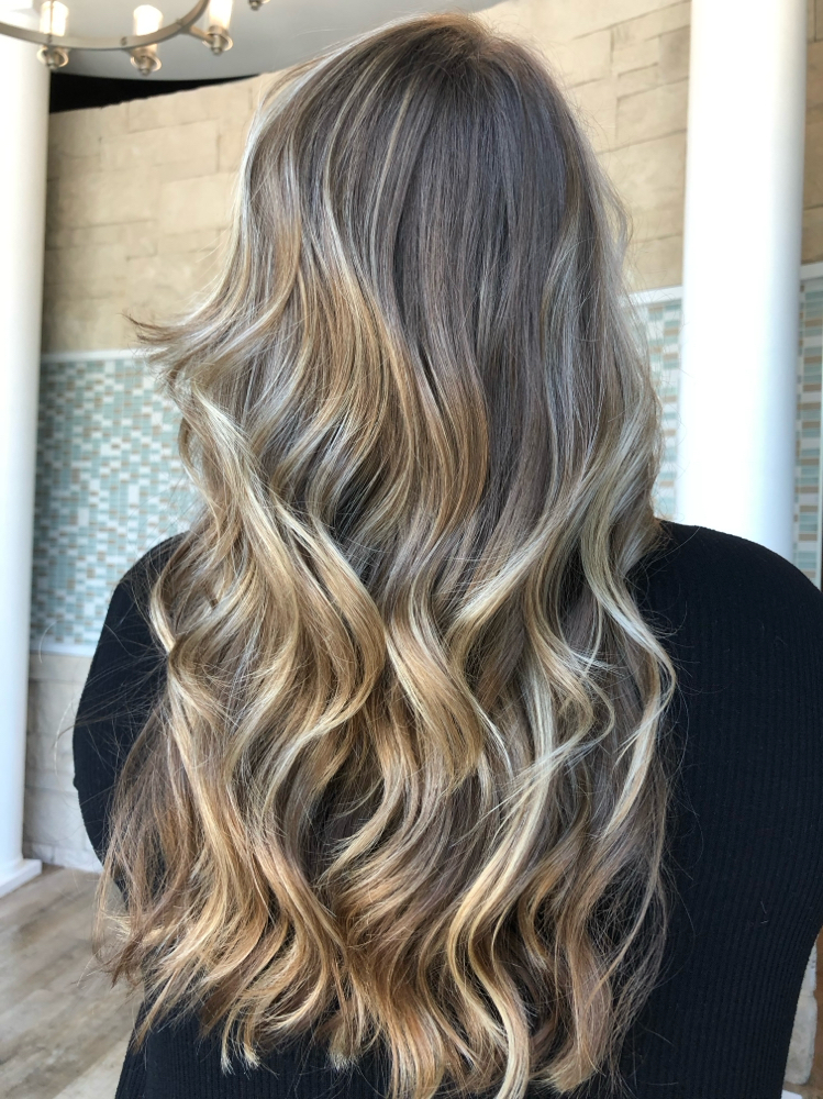 Custom Partial Blonding at Dream Hair Studio in Lakeland, FL