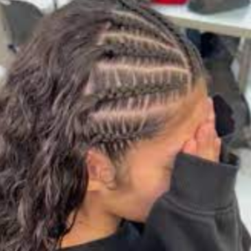 Cornrow Front Only ( Half Head)