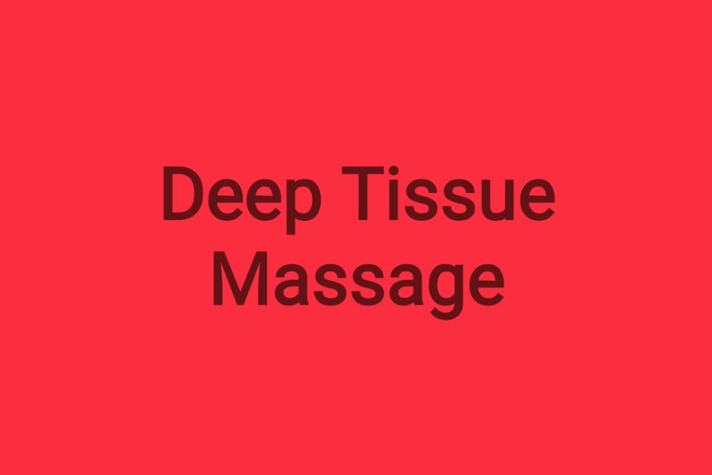Deep Tissue Massage