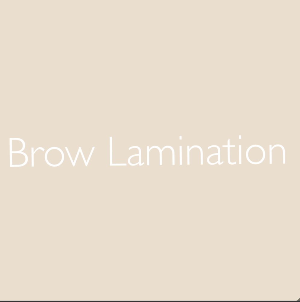 Brow Lamination
