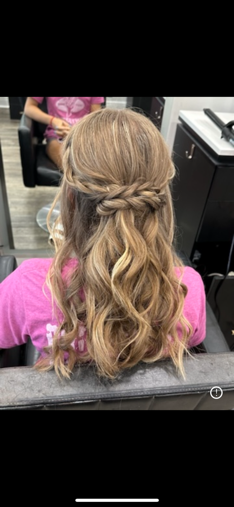 Half Up W/ Blowout